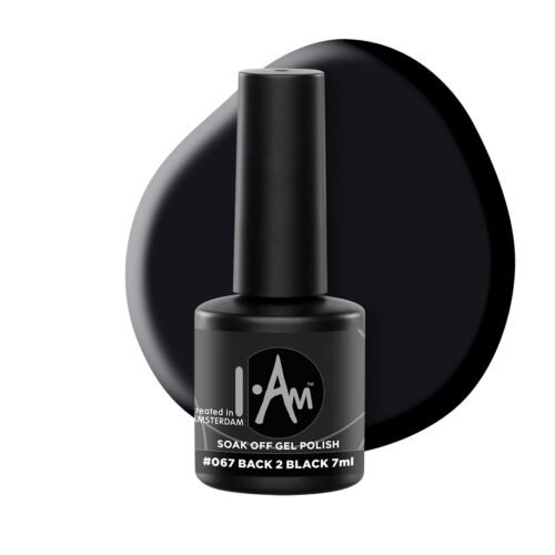 I.Am-Soak-Off-Gel-Polish-067-Back-2-Black-7mldot Back 2 Black