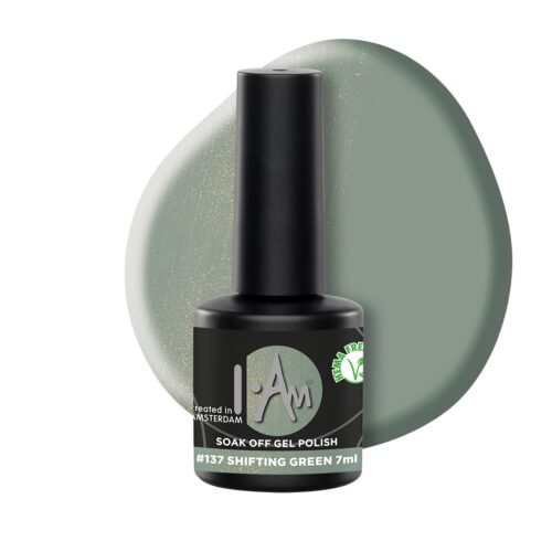 I.Am-Soak-Off-Gel-Polish-137-Shifting-Green-7mldot Sweeter Side