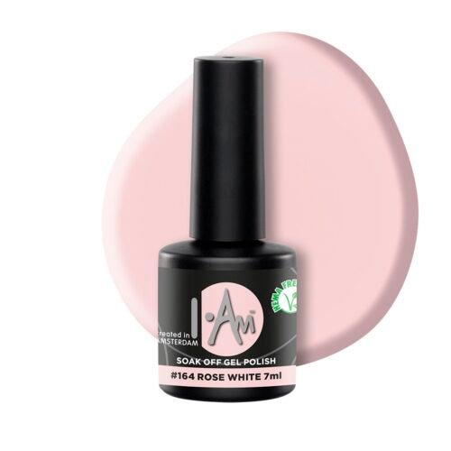 I.Am-Soak-Off-Gel-Polish-164-Rose-White-7mldot Rose White