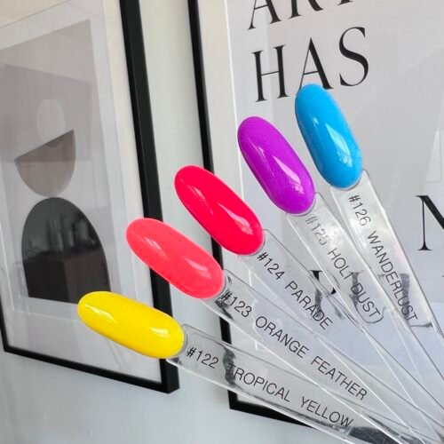 IMG_7527 I.Am Gel Polish - gelinis lakas #123 - Orange Feather, 7ml.