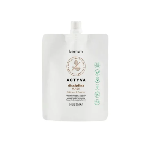 KEMON ACTYVA DISCIPLINA Šilko švelnumo suteikianti kaukė nepaklusniems plaukams