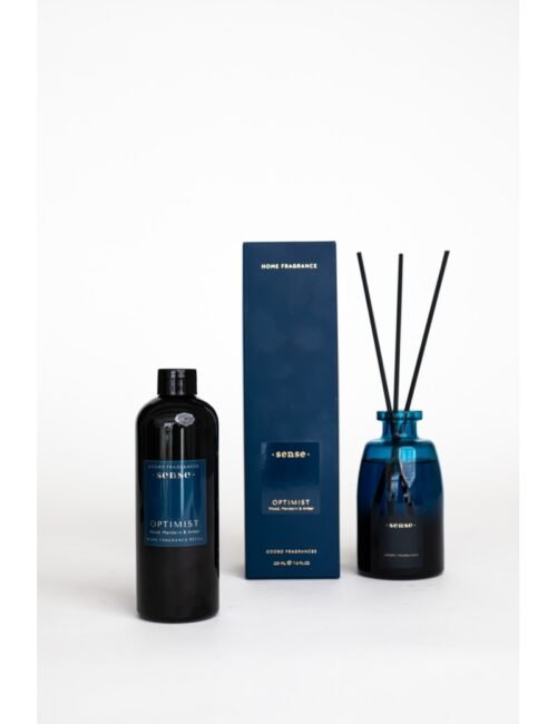 optimist-namu-kvapo-papildymas-300-ml-sense (1) OPTIMIST Namų Kvapo Papildymas 300ml Sense – Gaivus ir Įkvepiantis Aromatas